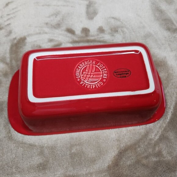 Longaberger Vintage Colorful Rectangle Baking Dish Basket - Picture 5 of 12